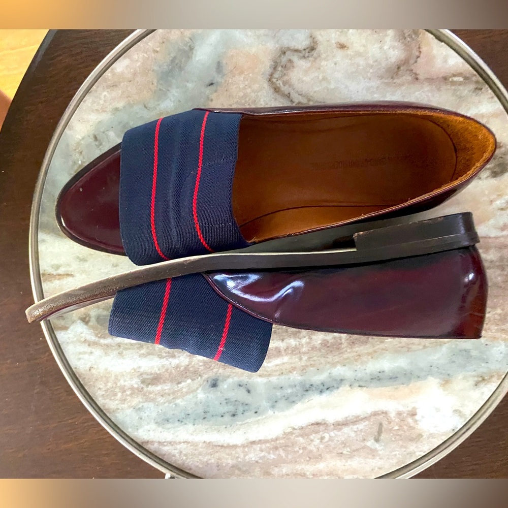 Band of Outsiders burgundy flats